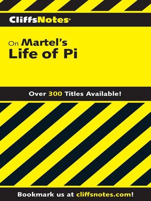 cover image of CliffsNotes on Martel's Life of Pi